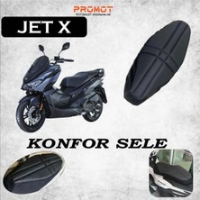 Promot Sym Jet x Uyumlu Konfor Sele Fileli Hava Destekli Koltuk Kılıfı
