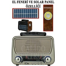 Lusenne Nostaljik Radyo: Güneş Enerjili Retro Radyo ve Çok Fonksiyonlu Çalar