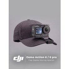 Yadu Dji Osmo Action 6 / 6pro Uyumlu Kamera Tutucu Şapka Vlog Çekim Montaj Aparatı