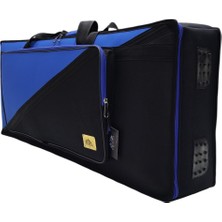 Yamaha Psr SX900, A3000, A5000 Keyboard Orglar Için Uyumlu Soft Case Taşıma Çantası Edgeline Mavi