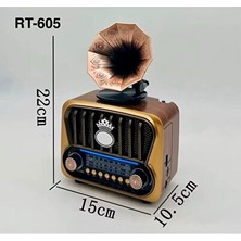 Lusenne Nostaljik Radyo: Rgb LED Işıklı, Bluetooth ve Şarjlı Nostajik Radyo, Retro Tasarım