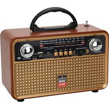 Lusenne Nostaljik Radyo: Taşınabilir ile Bluetooth ve USB Bağlantısı