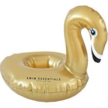 Lusenne Kolluk & Simit: Şişme Golden Swan Bardak Tutucu, Havuz Keyfini Artıran Aksesuar