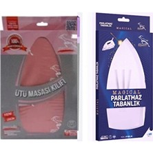 Lusenne Ütü Masası ve Aksesuarı: Keçeli ve Parlatmaz Tabanlı Ütü Masası Kılıfı Seti