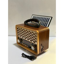 Lusenne Nostaljik Radyo: Solar Enerjili ve Bluetooth ile Pratik Kullanım