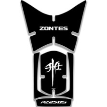 Zontes RZ250S Uyumlu Siyah Tank Pad