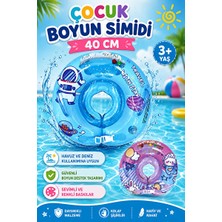 Lusenne Kolluk & Simit: Renkli Çocuk Boyun Simidi, 40 Cm, Yüzme Destekli Tasarım