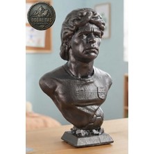 Craft 3d Atölye Maradona (13 Cm Boyunda)  Beton Biblo Figür- Paketi İle Beraber
