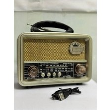 Lusenne Nostaljik Radyo: Bluetooth Bluetoothlu - USB ve Sd Kart Desteği ile Çok Yönl