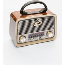 Lusenne Nostaljik Radyo: Retro Ahşap Radyo ve Mp3 Çalar ile Nostaljik Müzik Deneyimi