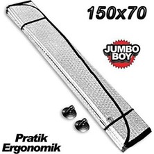 Lusenne Oto Güneşlik Perde: Büyük Boy Balonlu Güneşlik, 150CMX70CM, Aracınızı Güneşten Korur