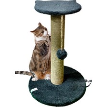 Lusenne Kedi Tırmalaması: Kafa Figürlü Jüt Ipli Tırmalama Direği - Eğlenceli ve Dayanıklı