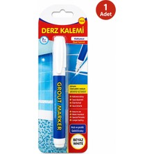 Arkhelais Derz Kalemi - Fayans Derz Boyası - Beyaz Derz Dolgu Yenileme Kalemi Su Bazlı Hızlı Kuruyan Derz Boyama Kalemi 1 Adet