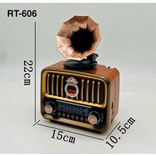 Lusenne Nostaljik Radyo: Rgb LED Işıklı Bluetooth Müzik Çalar, Şarjlı ve Çok Fonksiyonlu Tasarım