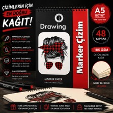 Dream Art Galery Marker Çizim, A5 Boyut, Çizim defteri