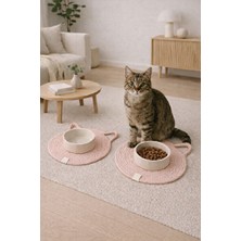 Lusenne Kedi Tırmalaması: Kedi Mama Paspası 31X31 Cm, Mama Kabloları Dâhil Değil