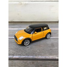 Scntoys Welly Mini Cooper Diecast Metal Araba Model Araba Oyuncak Araba Çek Bırak Araba 11 cm