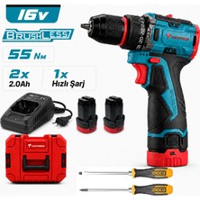 Kayasan Catpower 1046 Darbeli Li-On 10 mm 16V 2.0 Ah Duz Yıldız Tornavida