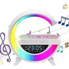 Lusenne Akıllı Aydınlatma: Kablosuz Şarjlı Masa Lambası ve Fm Radyo, Rgb Işık Özelliğiyle