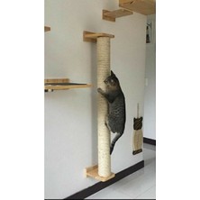 Lusenne Kedi Tırmalaması: Duvara Monteli 1 Metre Kedi Tırmalama Aparatı - Uzun ve Dayanıklı