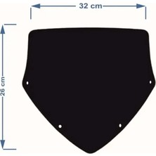 Honda Cbf 150 Uyumlu Füme Siperlik