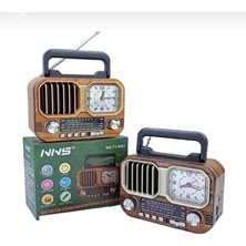 Lusenne Nostaljik Radyo: Saatli Bluetooth ile Kablosuz Müzik Dinleme