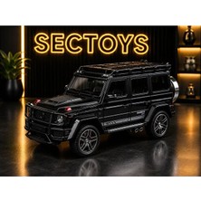 Scntoys Mercedes-Benz G63 Amg Brabus Diecast Model Araba 1:24 Ölçek Mercedes G63 Jip Siyah