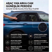 Lusenne Oto Güneşlik Perde: Suv Uyumlu Yan Cam Güneşlik, Lastikli ve Pratik Kullanım