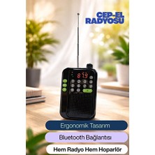 Lusenne Nostaljik Radyo: Ergonomik ve Mobil Tasarımlı Bluetooth Radyo ve Mp3 Çalar