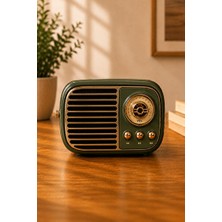 Lusenne Nostaljik Radyo: Taşınabilir Retro Bluetooth Hoparlör ile Nostaljik Ses Deneyimi