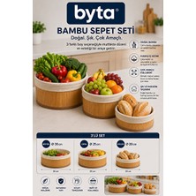 Lusenne Sepet: Çok Amaçlı Gıda Temalı Bambu Seti