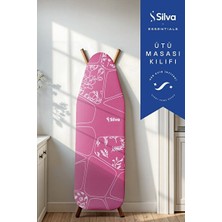 Lusenne Ütü Masası ve Aksesuarı: Pembe Ütü Masası Bezi - 50X140 cm Yumuşak ve Kaymaz Yüzey