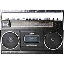 Lusenne Nostaljik Radyo: Retro Kaset Çalar Bluetooth Radyo - Çok Fonksiyonlu ve Şık Tasarım