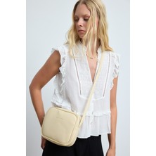 Shule Bags Lina Çapraz Çanta Butter Yellow