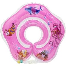 Lusenne Kolluk & Simit: Pembe Bebek Yüzme Boyun Simidi Güvenli ve Rahat Kullanım