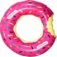 Lusenne Kolluk & Simit: Yetişkin ve Çocuklar Için Çift Kulplu Donut Şişme Simit - Güvenli ve Pratik