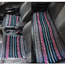 Empressco Oto Koltuk Kilimi Koltuk Örtüsü Serme Minder Kilim El Dokuma Ön 2 Parça Arka 1 Parça