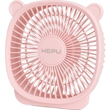 HEPU HP-F11 USB Şarjlı Sessiz Masaüstü Mini Fan