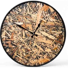 Ala Wood Ahşap Tasarım Duvar Saati