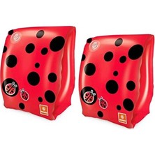 Lusenne Kolluk & Simit: Renkli Lady Bug Mucize Böceği Şişme Kolluk