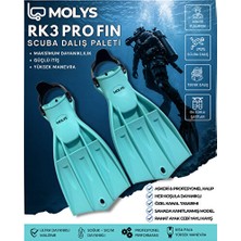 Lusenne Palet & Patik: Rk3 Pro Fin Scuba Dalış Paleti, Hafif ve Ergonomik Tasarım