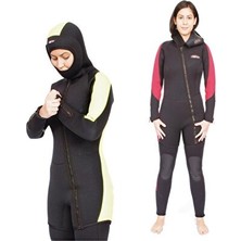 Lusenne Dalış Elbisesi: 5mm Siyah Kadın Scuba - Tüplü ve Termal Koruma