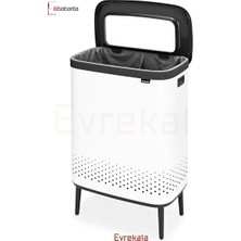 Lusenne Çamaşır Sepeti: Bölmeli Çamaşır Kutusu, 2*45 Litre Kapasiteli, Pratik ve Düzenli Saklama