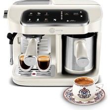 Karaca Karaca Hatır Perfetto Espresso ve Türk Kahvesi Makinesi Starlight