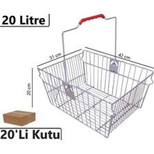 Lusenne Sepet: Pratik Tel Market Alışveriş Sepeti - Hafif ve Dayanıklı Tasarım