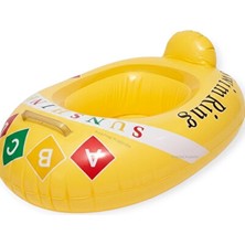 Lusenne Kolluk & Simit: Oturaklı Bebek Yüzme Simidi - 6-18 Ay Güvenli Deniz Keyfi
