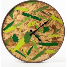 Ala Wood Ahşap Tasarım Duvar Saati 44 cm