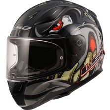 Ls2 Rapıd 2 Spox Gri-Kırmızı Kask