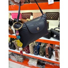 Pazarvia Shop Deri Kapaklı Mini Çanta