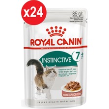 Royal Canin Instincti Gravy 7+ Wet Cat Food 85G*24 Adet